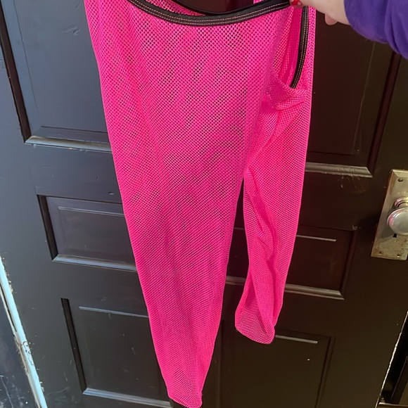 Fishnet legging chaps with buckle - Picture 2 of 5